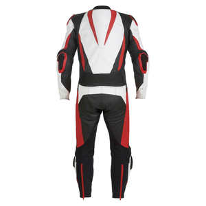 Combinaison de moto en cuir pour homme, taille plus, avec protections, respirante, imperméable et coupe-vent, pour la course et les croisières - Product Image 6