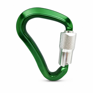 ผู้ขายจากโรงงานจีน คาราไบเนอร์อลูมิเนียมคุณภาพสูงแบบ Snap Hook มาตรฐาน ANSI ยี่ห้อ HM ผิวเคลือบอะโนไดซ์ รับน้ำหนักได้ 35kN พร้อมระบบป้องกันการแตกหัก - Product Image 2