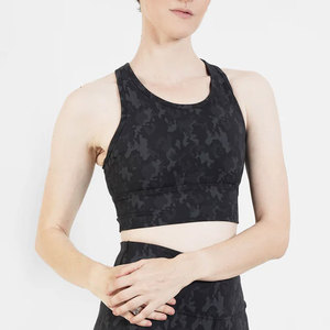 Soutien-gorge d'entraînement personnalisé, uni, respirant, sans armatures, en dentelle, en Spandex/Nylon, avec bonnets, idéal pour l'été et la gym, vente en gros OEM, le plus vendu - Product Image 4