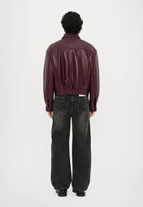 Chaqueta de Cuero PU Impermeable Personalizada para Hombre, Estilo Casual Elegante, con Cuello Bordado y Cierre de Cremallera para Otoño, Servicio OEM Disponible - Product Image 6