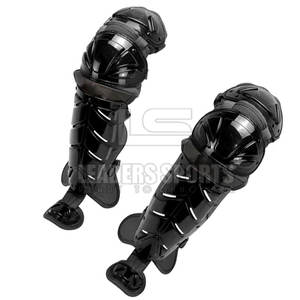 Protectores de Piernas Estilo Receptor de Béisbol de Calidad Premium, Protectores de Espinillas y Rodillas para Uso Deportivo - Product Image 4
