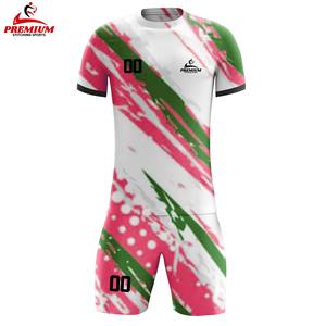 Tenues d'équipe avec logo, nouvelle collection, vêtements de sport, service OEM, best-seller, uniformes de football à manches courtes 100% polyester, sur mesure - Product Image 5