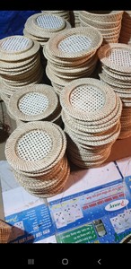 Round Natural Vietnam Rattan Charger Plate Handmade Decorative Tray For Dining Table Wholesale - Product Image 6