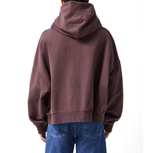 Hoodie de haute qualité style streetwear effet délavé, avec capuche confortable, poignets côtelés et construction durable pour toutes les saisons - Product Image 3