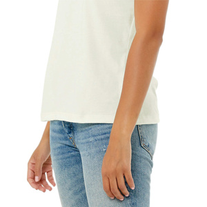 Camisetas casuales de manga corta para mujer, ajustadas, de color sólido, camisetas de alta calidad para mujer en material de primera calidad, personalizadas - Product Image 6