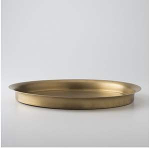 Plateau de service rond décoratif en émail, imprimé floral et oiseaux, plateau en métal de luxe pour table basse, décoration intérieure, article cadeau de fêtes - Product Image 6