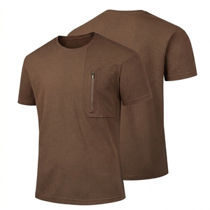 T-shirts pour hommes en coton 100% de haute qualité, 260g, coupe ample, personnalisables, impression possible. - Product Image 2