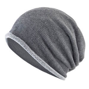 Bonnet unisexe en tricot fin, respirant, imperméable, style vintage, couleur unie, pour l'hiver, la plage, les activités de plein air et les occasions décontractées - Product Image 1