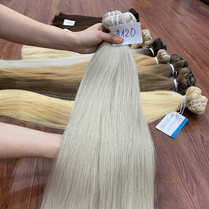 Fournisseur de Cheveux Naturels : Mèches de Cheveux Raides Naturels Double Drawn, Plusieurs Couleurs Disponibles - Product Image 1