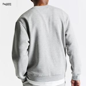 Nouveauté, vêtements décontractés de printemps, respirants, en tissu éponge, doublure en fibre de bambou 100%, étiquette privée personnalisée, sweat-shirts pour hommes à manches longues - Product Image 2