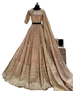 High Quality Art Silk Viscose Bollywood Style Heavy Embroidery Lehenga Choli with Dupatta Set for Casual Wear - Product Image 1