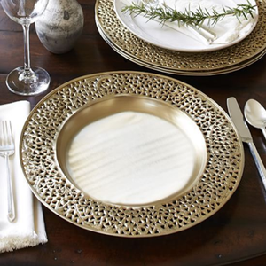 Plato de Presentación Estilo Americano, Resistente, Biodegradable, Apto para Lavavajillas, Personalizado, con Diseño Floral, para Hotel - Product Image 1