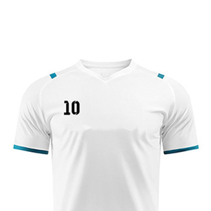 Uniformes de Fútbol Personalizados al por Mayor para Adultos, Conjuntos de Camisetas con Logotipos Impresos en la Parte Delantera, Tela Elástica Ligera, Servicio OEM - Product Image 3