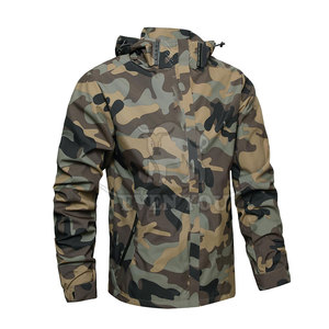 Manufacturers Wholesale Casual Hooded <b>Camo</b> Windbreaker <b>Jacket</b> Outdoor Use <b>Camo</b> Windbreaker <b>Jacket</b> - Product Image 6