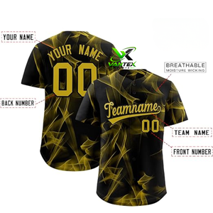 Camiseta de Béisbol Personalizada Vantex Sports de Poliéster Transpirable Unisex para Adultos con Impresión por Sublimación Uniforme de Equipo - Product Image 4