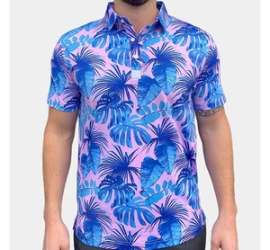 Camisetas Personalizadas con Logotipo para Hombre y Mujer, de Poliéster/Algodón, Corte Ajustado, Tejido de Punto, Alta Calidad, Secado Rápido, Transpirables, Manga Corta, para Golf - Product Image 1