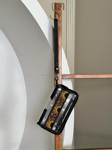 กระเป๋าคลัทช์แบบใสของผู้หญิงกระเป๋าคลัทช์แฟชั่นย้อนยุคดีไซน์ใหม่มีดีไซน์ดอกทานตะวัน - Product Image 2