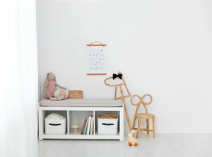 Caballo de juguete de mimbre ecológico tejido a mano, estilo vintage, para niños pequeños, juguete sensorial. - Product Image 3