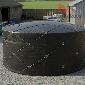 Bâche de protection haut de gamme pour la collecte et le stockage de l'eau de pluie pour réservoirs, fûts, bassins, et stockage extérieur, offrant une protection contre les intempéries - Product Image 5