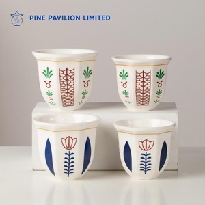 Pine Pavilion 180ml/250ml Coffee Espresso Cup Vintage Middle Eastern Ceramics Candle <b>Porcelain</b> for Household New Pottery Tea Cup - Product Image 4