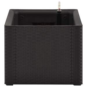 Bac à fleurs surélevé en polypropylène anthracite 39,4x16,9x13,0 pouces - Product Image 4