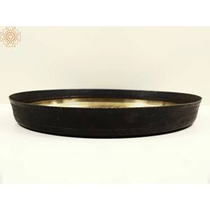 Utensilios de cocina y comedor Thali de latón de 13 pulgadas hechos a mano, artículo único para decoración del hogar - Product Image 3