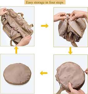 Bolsa de Lona Oxford Plegable e Impermeable, Bolsa de Viaje y Gimnasio de Gran Capacidad, con Correa Ajustable - Product Image 2