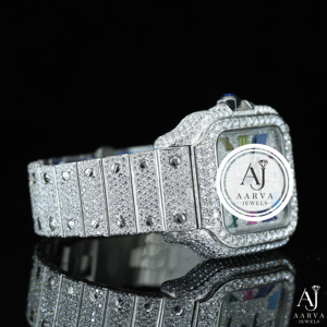 นาฬิกาข้อมือ AARVA JEWELS รุ่นหรูหรา ทรงสี่เหลี่ยม ผลิตจากสแตนเลสสตีล ขนาด 25 มม. ประดับเพชร ระบบอนาล็อก กลไกจักรกล ทันสมัย เหมาะสำหรับทั้งชายและหญิง แฟชั่น กันน้ำ 3ATM - Product Image 2