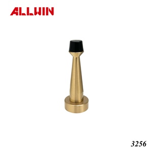 Butées de porte en métal murales décoratives modernes de 108mm Butoirs de porte en laiton - Product Image 5