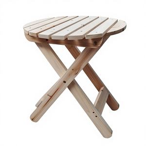 Mesa Plegable de Bambú de Diseño Moderno con Silla y Taburete Plegables para Uso en Hoteles, Hospitales, Interiores y Exteriores - Product Image 4