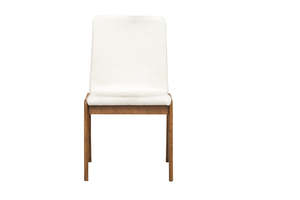 Silla de Comedor Ergonómica y Ecológica de Madera de Teca Sólida con Asiento Tapizado para Muebles Modernos de Hostelería y Restaurantes - Product Image 2