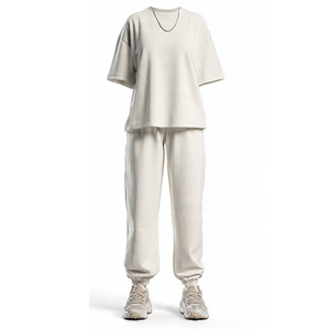 Conjunto Deportivo de Verano para Hombre y Mujer, Camiseta y Pantalones Jogger, Dos Piezas, Ligero, Estilo Urbano - Product Image 4