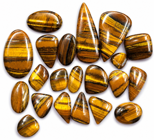 Piedra Preciosa de Ojo de Tigre Amarillo Natural, Venta al por Mayor, a Granel, para Fabricación de Joyería, Cristal Pulido de Alta Calidad, Cabujón Curativo, Color ARTS - Product Image 4