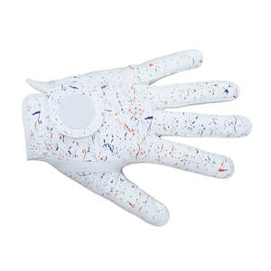 Top Trendy Fashionable Unisex Sheepskin Customized Printed Cabretta Leather Left Hand Golf Gloves Breathable Holes Buckle - Product Image 5