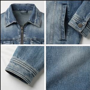 Veste en jean boutonnée pour homme, design personnalisé, vêtements robustes, mode classique, manches longues, veste en jean décontractée, streetwear, vêtements d'extérieur - Product Image 4