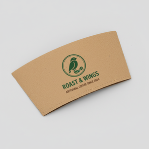 Funda de Papel Kraft para Vasos de Café, Ecológica, de Grado Alimenticio, Fabricada en Vietnam, Impresión Personalizada, Apta para Microondas, para Decoración de Cafeterías - Product Image 2