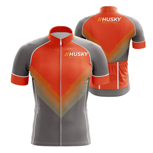 Jersey de Ciclismo Personalizado Azul de Manga Corta, Ecológico, 100% Poliéster, Unisex, Alta Elasticidad, Logotipo Frontal - Product Image 3