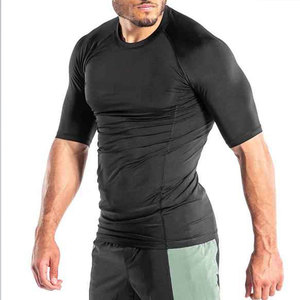 T-shirt de compression à manches longues respirant, antibactérien, à séchage rapide, sans couture, OEM personnalisé, haute qualité, pour hommes, MMA - Product Image 5