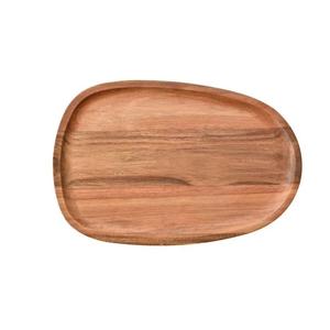 Handmade Wooden Serving <b>Tray</b> Oval Shape With Compartments For <b>Snacks</b> And Food Display Home Decoration Wood <b>Trays</b> Latest - Product Image 2