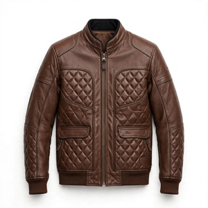 Chaqueta de cuero premium de alta calidad, muy elegante y genial para hombres. - Product Image 6