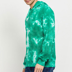 Sweat-shirt à capuche tie-dye pour homme, à manches longues, décontracté, avec coupe confortable, capuche à cordon et poche kangourou - Product Image 2