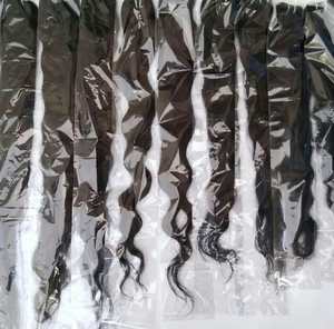 Extensions de cheveux humains naturels noirs bouclés crépus en vrac pour tressage - Product Image 5
