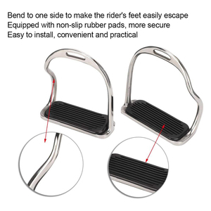 Estribos de Acero Inoxidable de Alta Calidad para Montar a Caballo, Colores y Logotipo Personalizables, Tamaño Personalizado, Servicio OEM, Venta al Por Mayor con OEM ODM - Product Image 5