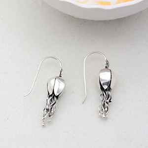 Pendiente de gota de flor de campana, campanas de primavera, joyería de declaración de flor Bohemia, la mejor idea de regalo para ella. - Product Image 4