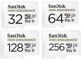 Haute endurance 64 Go pour carte mémoire Sandisk Carte plastique pour Dash Cam SDSQQNR - Product Image 2