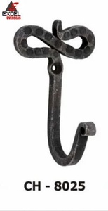 Porte-manteau et porte-chapeau malléable avec poignée design, installation standard sur porte, prix de gros - Product Image 2