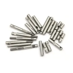 Goupilles en acier inoxydable, goujons à double filetage, têtes cylindriques, finition brillante, usage général, composants de machines industrielles - Product Image 3