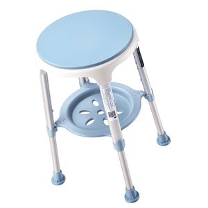 Chaise de douche pivotante à 360 degrés, robuste, réglable en hauteur, antidérapante, siège de bain rotatif pour baignoires - Product Image 1