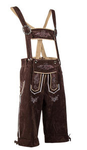 Tenue authentique bavaroise Lederhosen pour hommes – Costume pour le festival de la bière Oktoberfest en cuir de vachette de qualité supérieure - Product Image 3