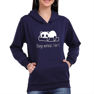 Heavyweight Hooded Pullover Hoodies Women's 100% Cotton Fleece Breathable Warm Winter Streetwear Anti-Wrinkle Windproof Custom - Product Image 1